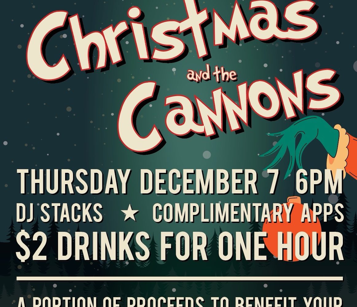 Christmas and the Cannons At the Purcellville Pub